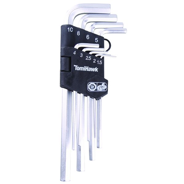 TomiHawk 9 Piece Long Hex Wrench Set
