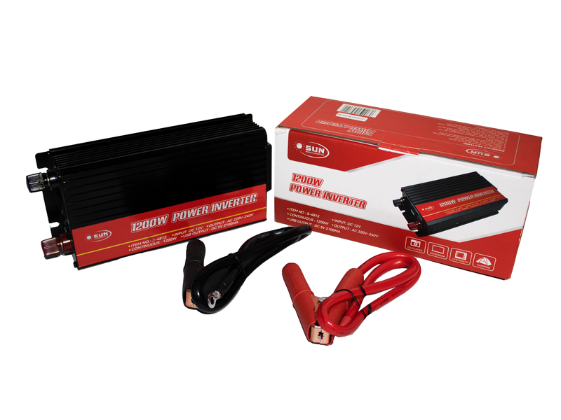 SUN 1200w Power Inverter with Terminals