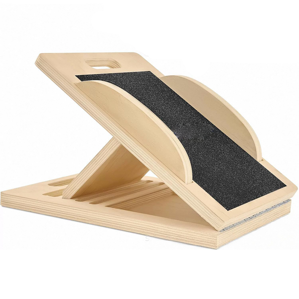Professional Wooden Slant Board Adjustable Incline Board Calf Stretch Board