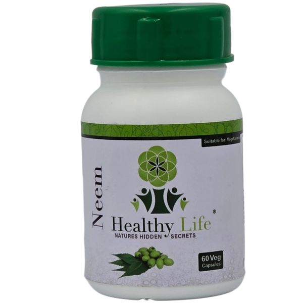Healthy Life Neem Leaf Capsules 500mg - 60 x 2
