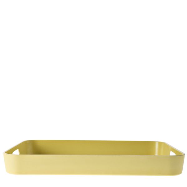 George &amp; Mason - Ava Bamboo Fibre Tray Big 41x31cm - Yellow
