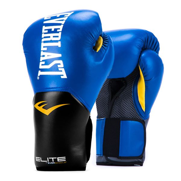 Everlast Pro Style Elite Training Gloves - Blue - 8oz