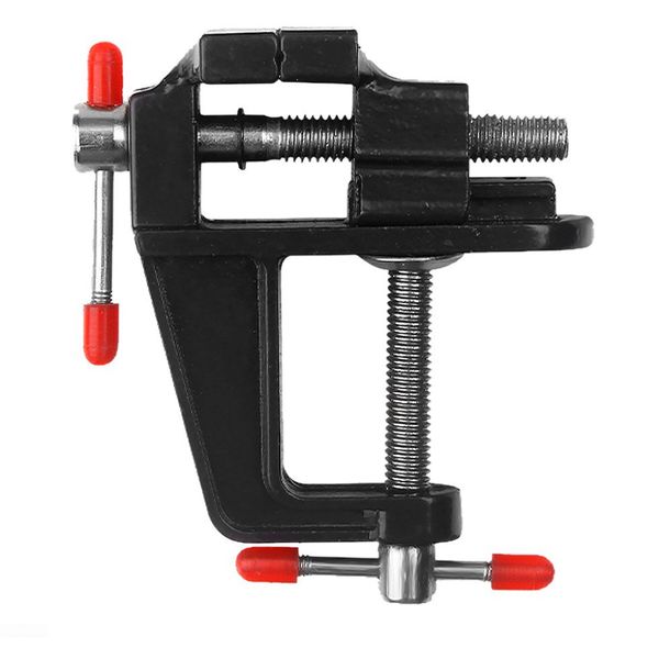 Tool DIY Aluminum Alloy Mini Table Bench Vise Clamp set of 2 (9.3 cm)