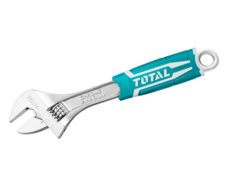 TOTAL Adjustable Wrench 8"/200mm