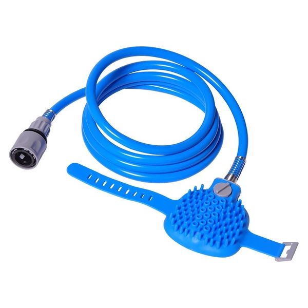 Pet Product Silicone Bath Brush Spray Adjustable Buckle MassageJerking Hair