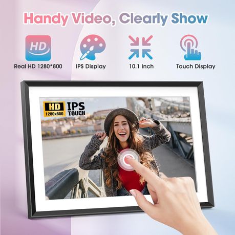 Frameo 10.1 Inch WiFi Digital Picture Frame - Share Photos Instantly From Anywhere