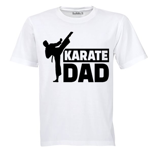 Karate Dad - Mens - T-Shirt - White