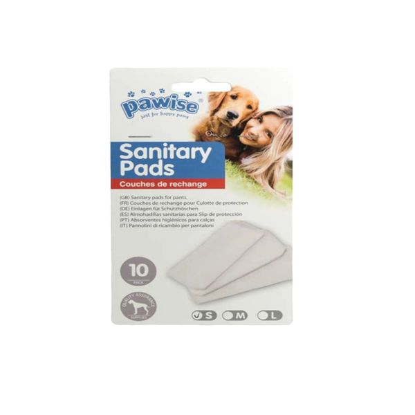 Pawise - Sanitary Pads For Dogs Medium To Large (10 Per Box)