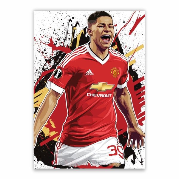 Marcus Rashford Poster - A1