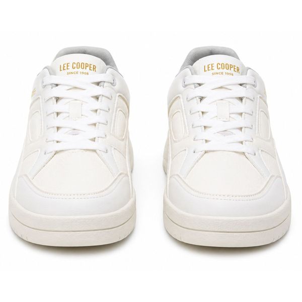 Lee Cooper Men's Casual Sneaker: Maverick White