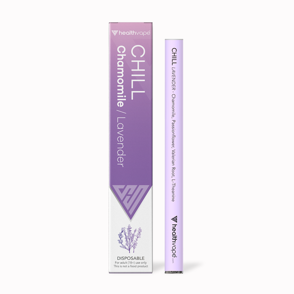 CHILL - Chamomile - Lavender - HealthVape Disposable - 0% Nicotine