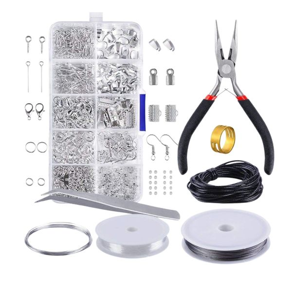 ALANES Jewelry DIY Making Supplies Kit Jewelry Repair Tool with Accessories
