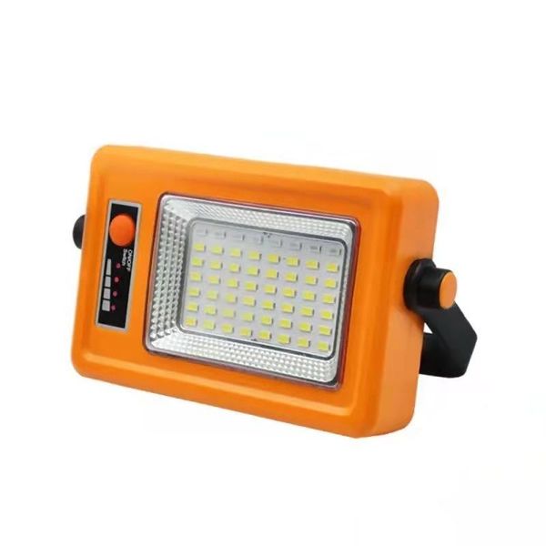 Portable Spotlight USB And Solar Rechargeable LED Light 8 Hours Power Bank