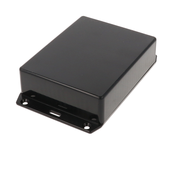 1591GSFLBK Polystyrene Enclosure Flanged Lid 121×94×34mm Black