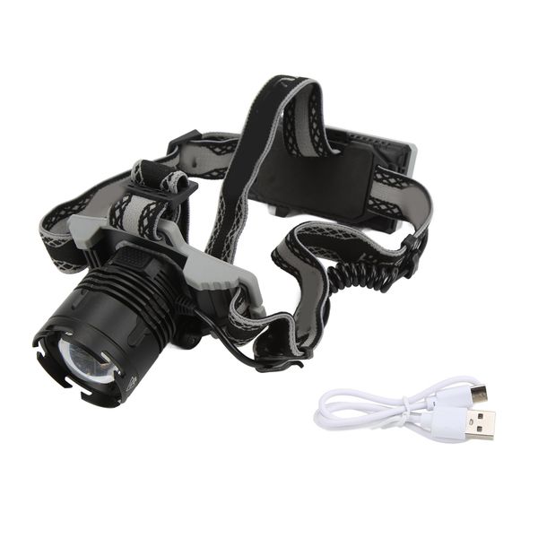 XHP70 Headlamp USB Charging Hard Light With Digital Display
