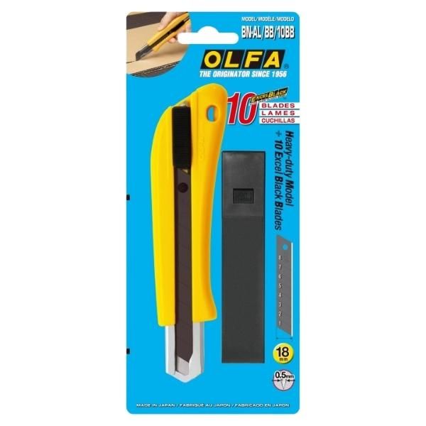 OLFA Heavy Duty Cutter with 10 Excel Black Blades Shop Today. Get