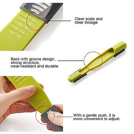 Measure Cup Double End Eight Stalls Adjustable Scale Measuring