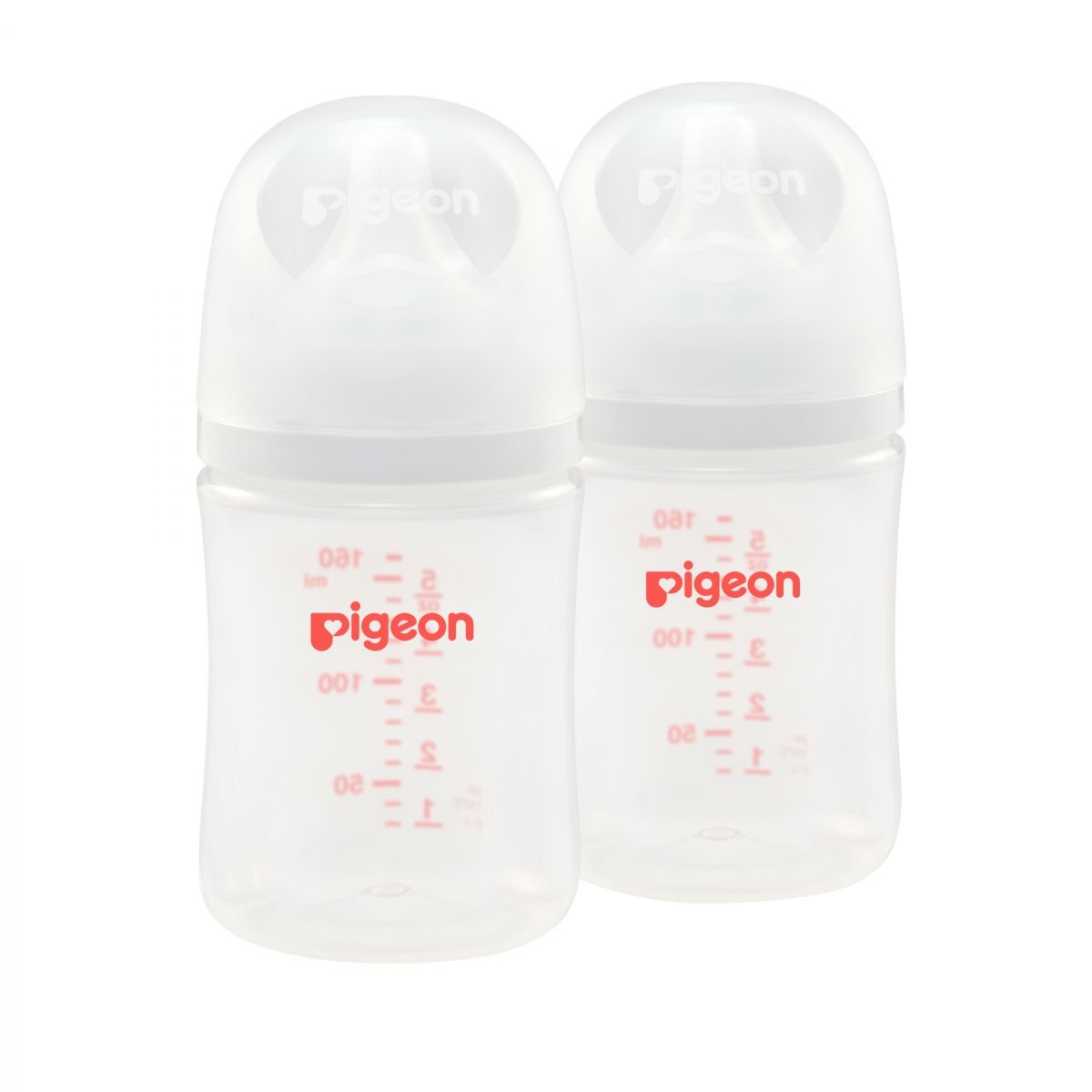 Pigeon Wide Neck Peristaltic Baby Bottle Pack 160ml(SS) Nipple