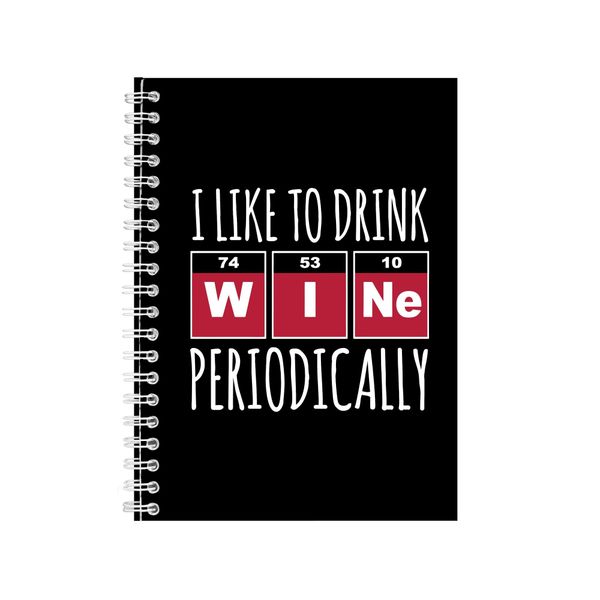 Wine Notebook Gift Idea Writing Book Notepad Pad 35