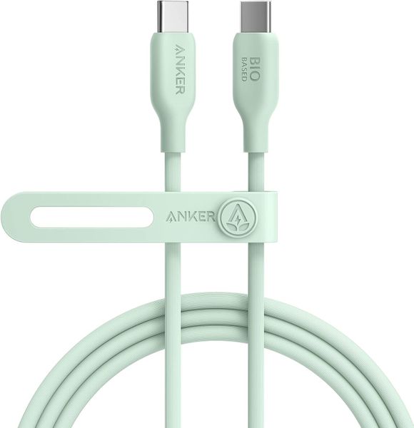 Anker A544 140W USB-C Ultra Fast Bio-Nylon Charge Cable 0.9m - Green