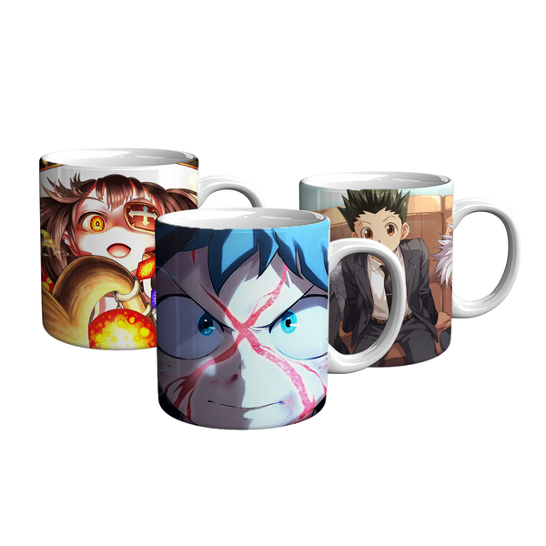 My Hero Academia Printed 3 Coffee Mugs