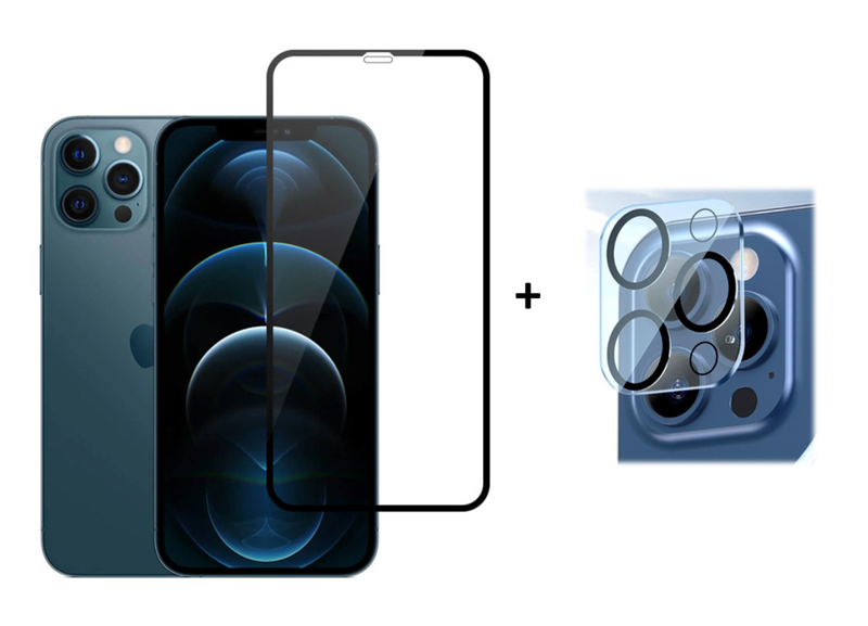 Screen and Camera Protector bundle for iPhone 12 Pro