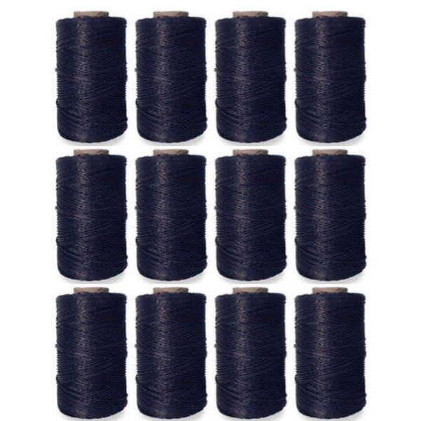 Sewing Thread 12 Piece Pack Black