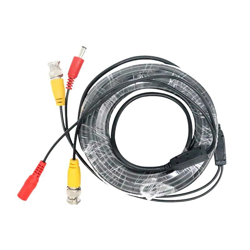 40m DC Power Security Surveillance BNC Cable For Analog Cameras