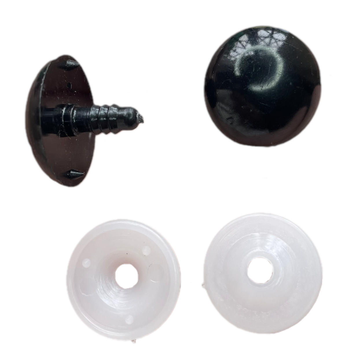 22mm Black Safety Eyes With Clamps 100 Pieces 50 Pairs Toys Buy Online in South Africa