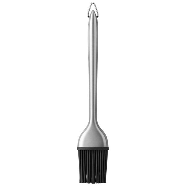 Stainless Steel Pointed Long Handle Basting Brush - Multicolor