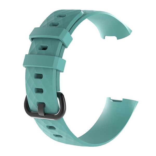 Silicone Replacement Strap Compatible with Fitbit Charge 3/4 (M/L) - Teal