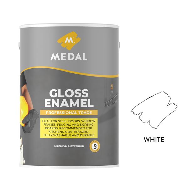 Medal - Professional Trade Gloss Enamel Paint 5L