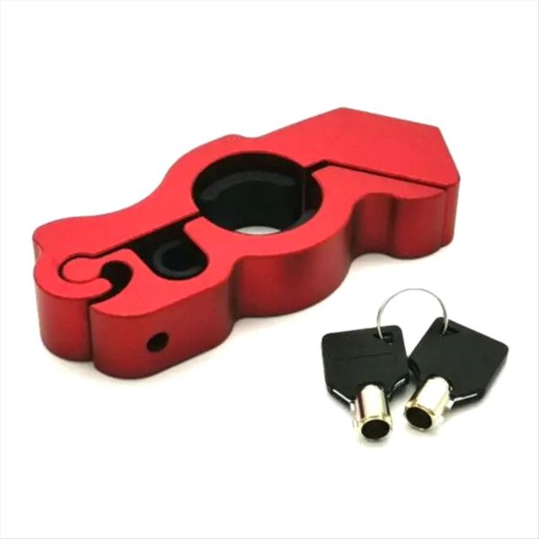 Motorcycle Handlebar Lock Handlebar Brake Handle Solid Lock Black
