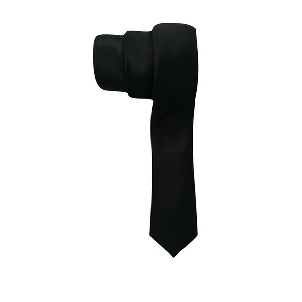 Plain Satin Tie - StatesMan - Black