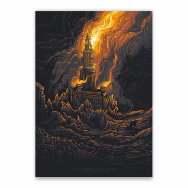 The Lighthouse of Alexandria Poster - A1