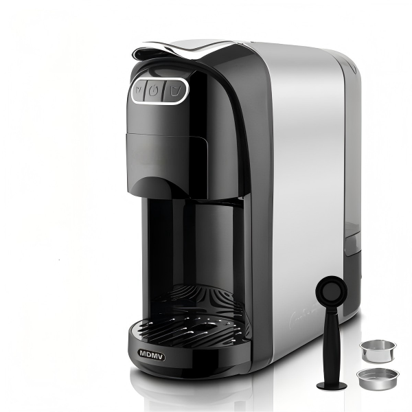MDMV 3-in-1 20Bar Coffee Machine 1400W Compatible with Pods &amp; Ground Coffee