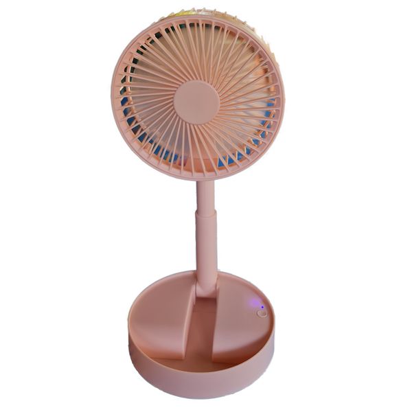 13 cm Fan - 3 speed - Rechargeable - Folding Fan - 29cm High