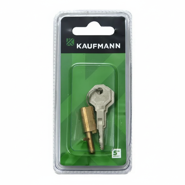 Kaufmann Brass Key Hole Blocker 2 Piece Set for Door Security