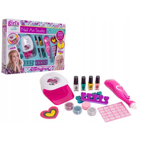 Girl's Creator Nail Art Studio Nail Oven Polisher Toy For Children Gift Set  | Buy Online in South Africa 