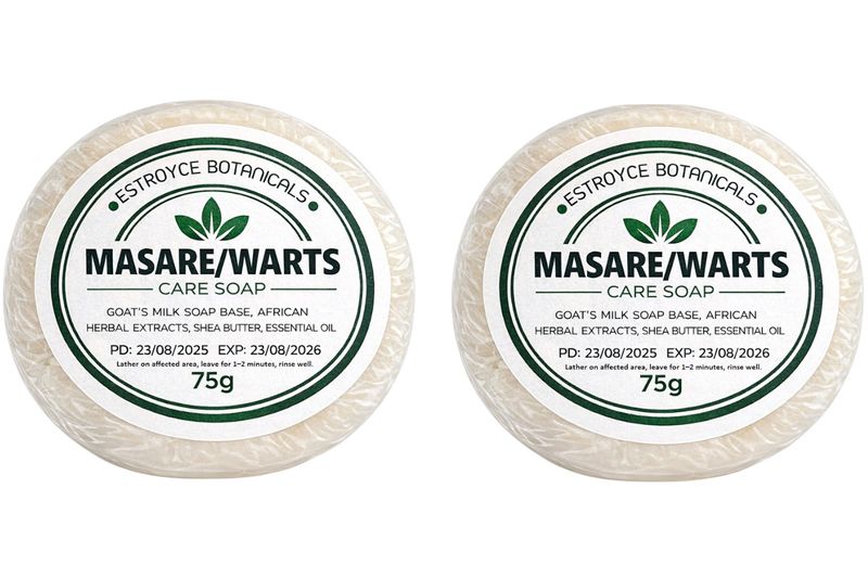 2 × 75g Masare/Warts Care Soap
