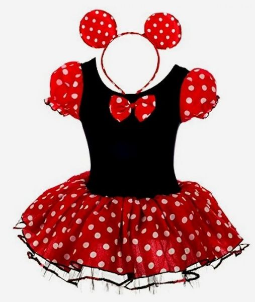 Girls' Minnie Mouse Costume Tutu Dress