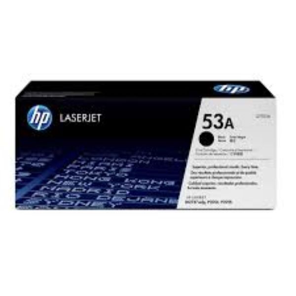 HP 53A Black LaserJet Toner Cartridge - Q7553A
