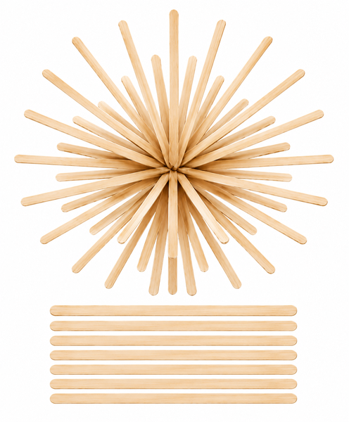 Coffee Stir Stirrer Wooden Sticks - Eco-Friendly Disposable Drink Mixers