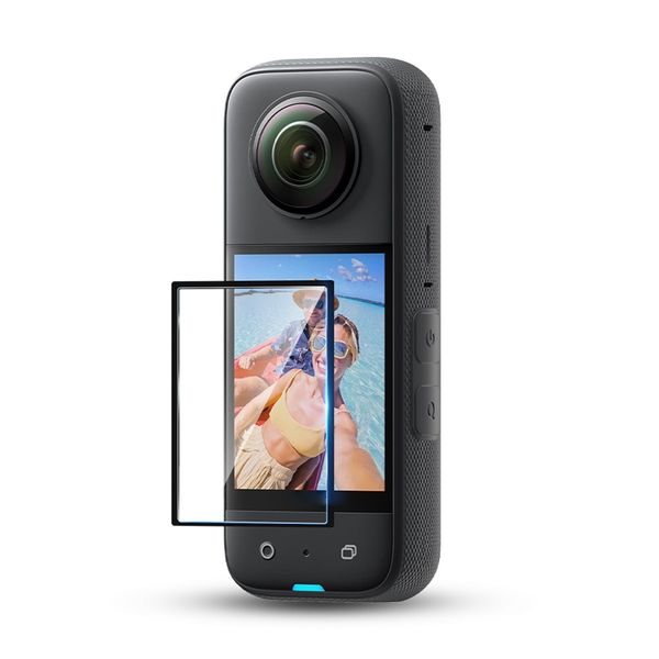 2 Piece Tempered Glass Screen Protector For Insta360 X3
