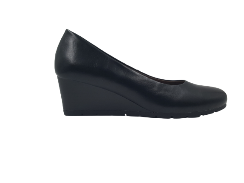Soft Style Mihewi Ladies Wedge Court Shoe Black Shop Today. Get it