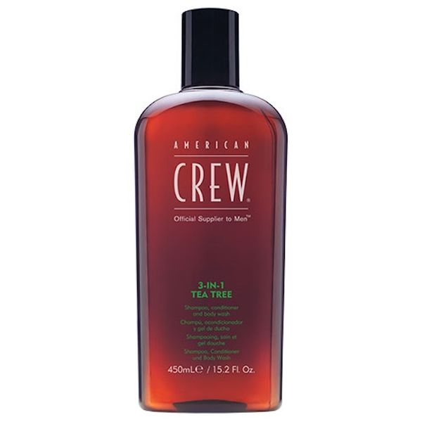3 in 1 Shampoo Tea Tree By American Crew - 450ml