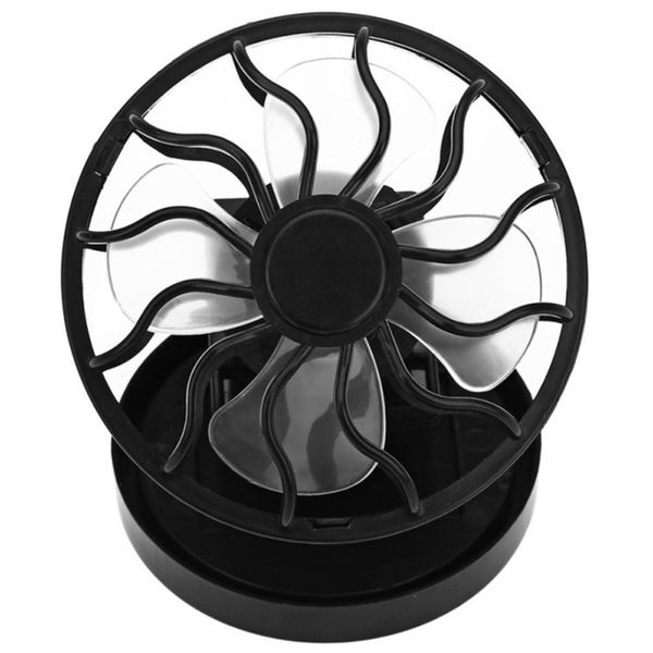 1Pcs Portable Mini Solar Powered Fan Clip Climbing Cooling Fan