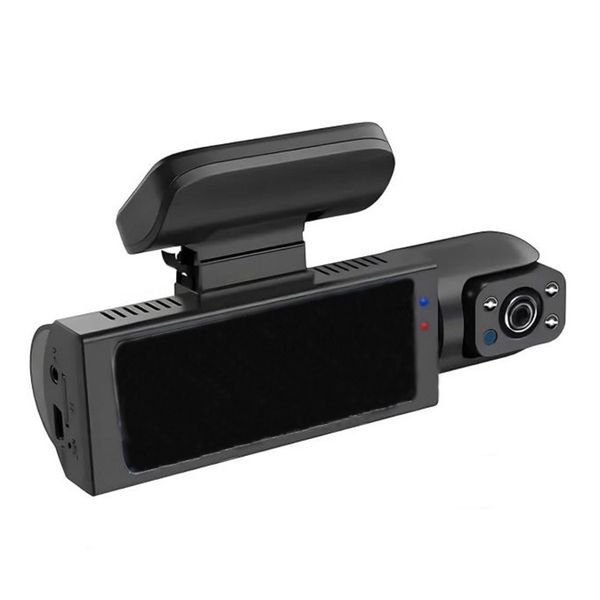 Car Dashcam, HD Wide-Angle Night Vision Dual Lens, Wi-Fi Driving Recorder