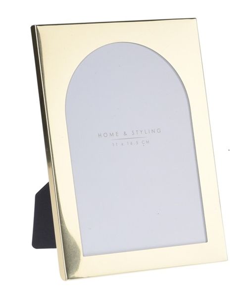 Excellent Housewares Gold Aluminum Rectangular Picture Frame 16.5x11cm