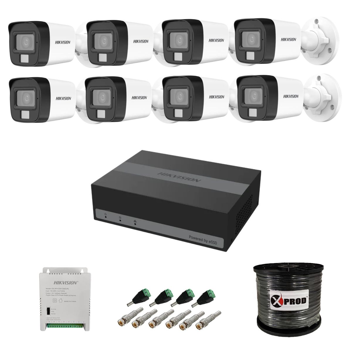 Hikvision 8 Channel eDVR Smart-Hybrid CCTV Kit
